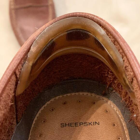 Johnston & Murphy Mens Shoes Size 11 Brown Leather Penny Loafers Classic Casual - Picture 10 of 14